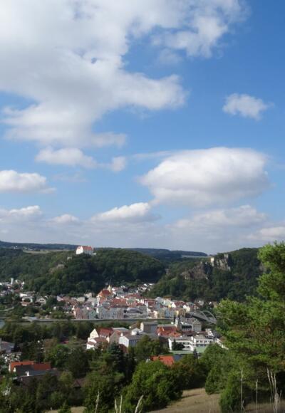 Blick auf Riedenburg im Altmühltal
