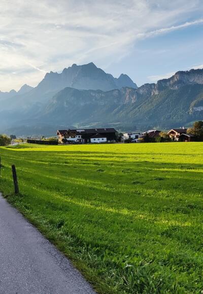Radweg bei St. Johann/Tirol