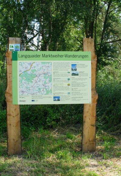 Marktweiher Wanderweg Langquaid "Waldlehrpfad"