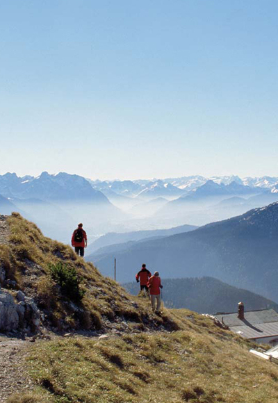 Bergtour Heimgarten-Runde - Ausblick vom Heimgarten