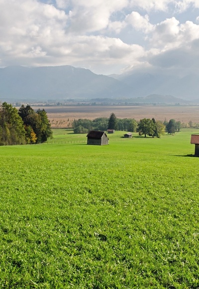 Radtour - Staffelsee-Murnauer Moos - Blick auf das Murnauer Moos