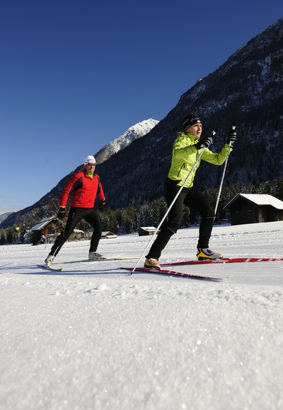 Langlaufen im ZugspitzLand - Oberau im Ried