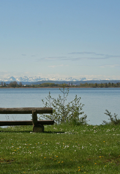 Blick über den Ammersee.