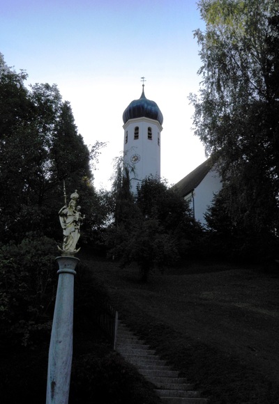 Kloster Andechs, früh am Morgen