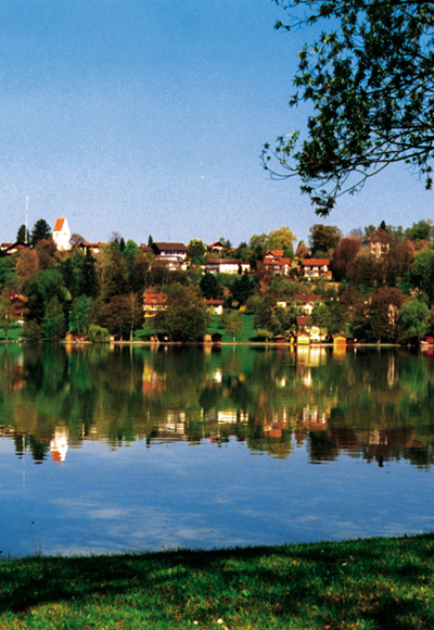 Blick auf Hechendorf.