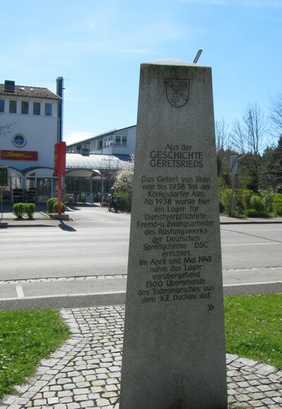 Stele Weg der Geschichte Süd