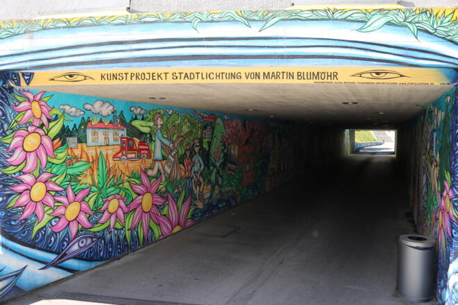 Kunstprojekt Stadtlichtung
