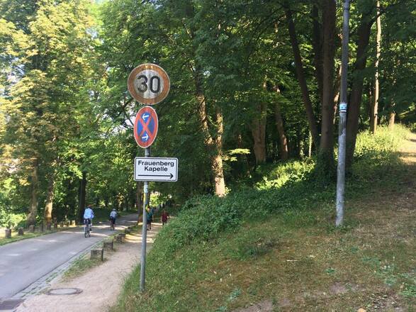 Richtung Frauenbergkapelle