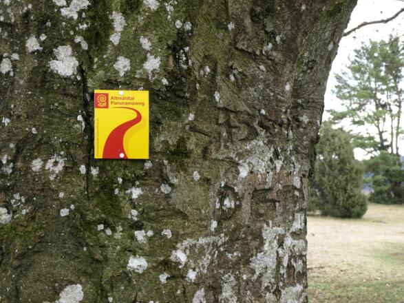 Beschriftung Altmühltal Panoramaweg