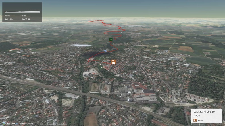 Pilgerweg in der Region München: Münchener Jakobsweg: Dachau - Fürstenfeldbruck