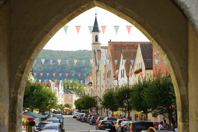 Altstadt von Kelheim im Altmühtal