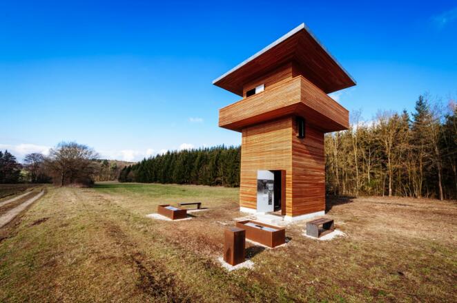 Limeswachtturm bei Hienheim (Neustadt a.d.Donau) im Hopfenland Hallertau