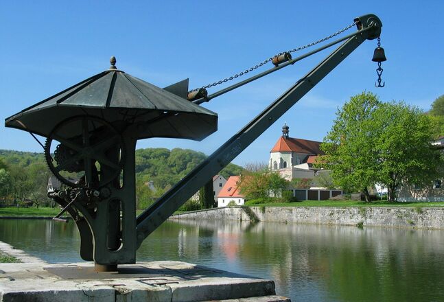 Alter Hafen in Kelheim