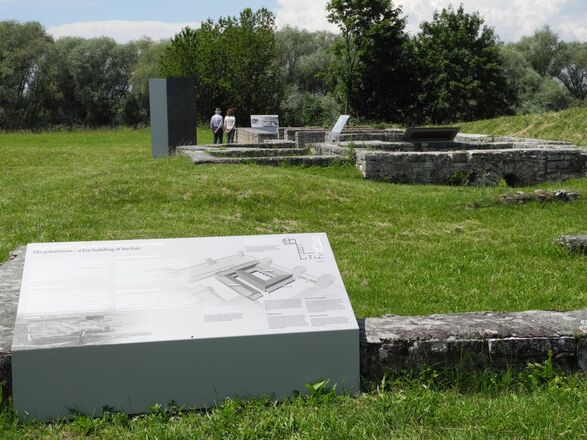 Römerkastell Abusina in Eining im Hopfenland Hallertau