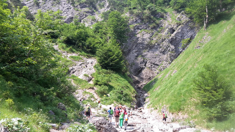 in der Großen Wolfsschlucht