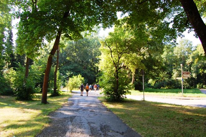 durch den Park