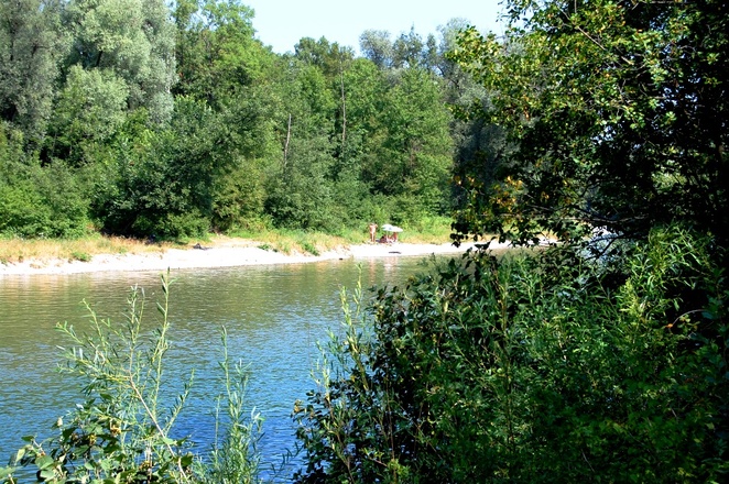 der Lech lädt zum Bade