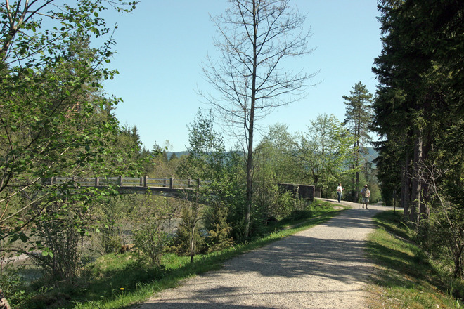Pförner Brücke in der Weißachau