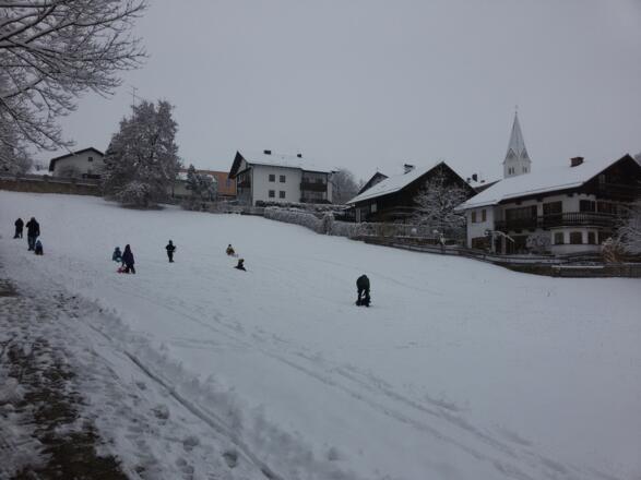 Schlittenberg am Ende des Rentnerwegs