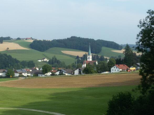 Blick vom Hungersberg nach St. Wolfgang