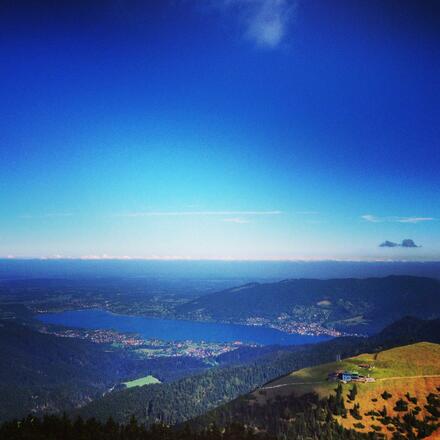Blick vom Hirschberg-Gipfel