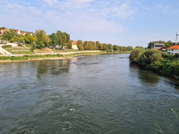 Schleifenroute - Donauwörth, hier treffen Donau und Wörnitz aufeinander