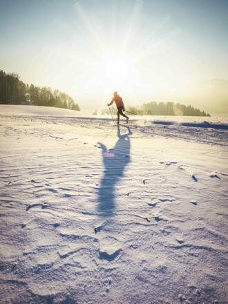 Langlaufen auf der Wies