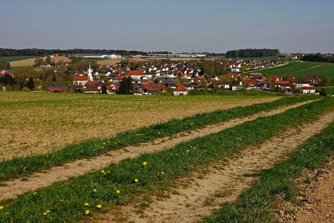 Blick auf Malgersdorf