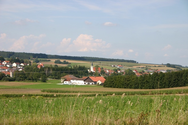 Blick auf Johannskirchen.