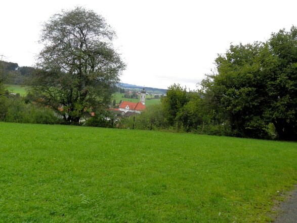 Blick auf Bertoldshofen