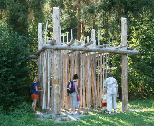 Klanglabyrinth am Walderlebnispfad