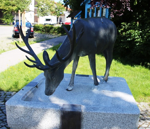 Der Dorfbrunnen in Hirschbach