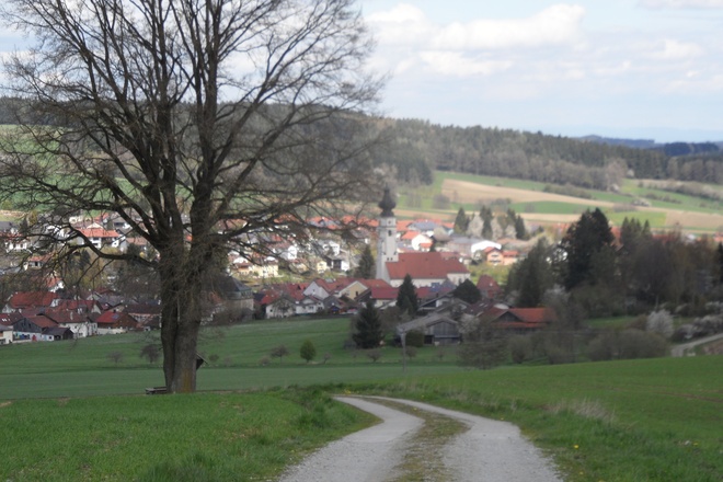 Blick auf Markt Triftern
