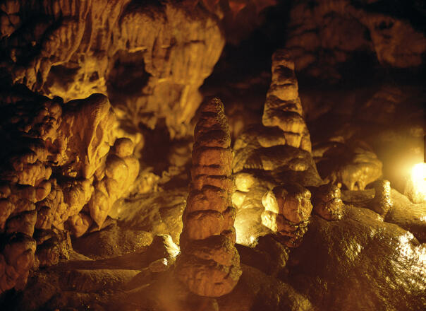 Maximiliansgrotte, größter Tropstein Deutschlands, Krottensee, Auerbach