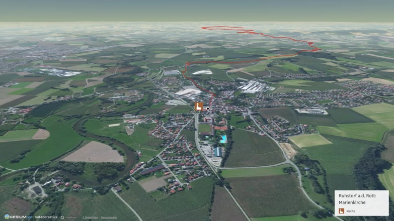 Pilgerweg in Niederbayern: Böhm.-Bayrischer Weg: Ruhstorf an der Rott - Bayerbach