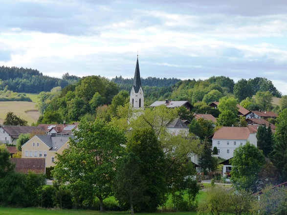 Blick auf Asenham