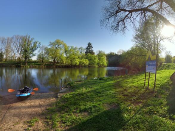 Bootsanlegestelle am Main in Nedensdorf