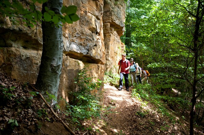 Sandsteinfelsen am Teufelskeller