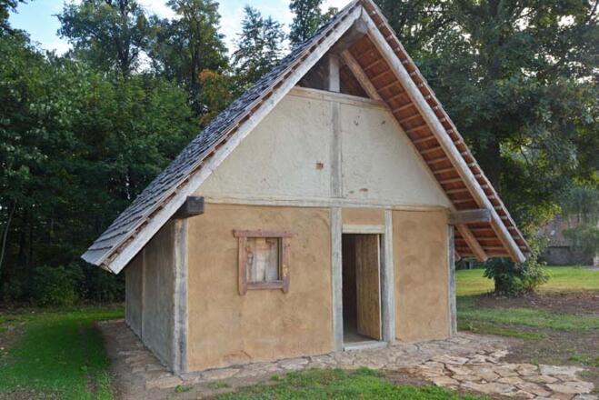 Rekonstruktion eines Keltenhauses