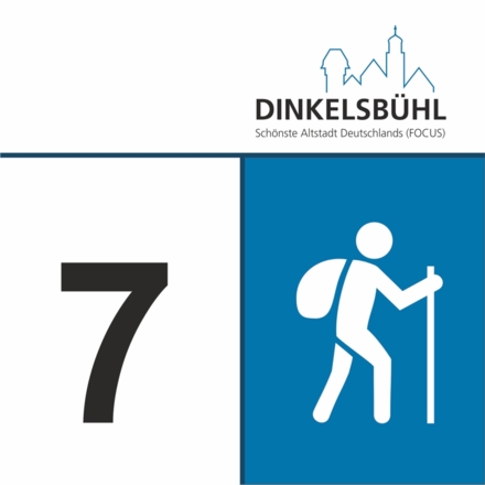 Diese Wanderung ist mit der Nr. 7 gekennzeichnet