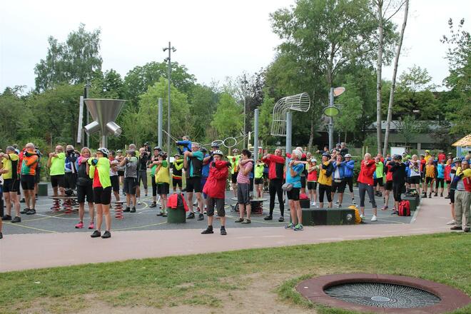 3-Länder-Rad-Event 2016 - Aufwärmen