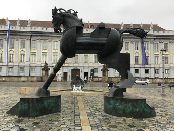 Schleifenroute - Ansbach Anscavallo Jürgen Götz Platz