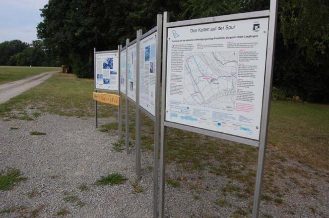 Infotafeln am "Keltenpfad"