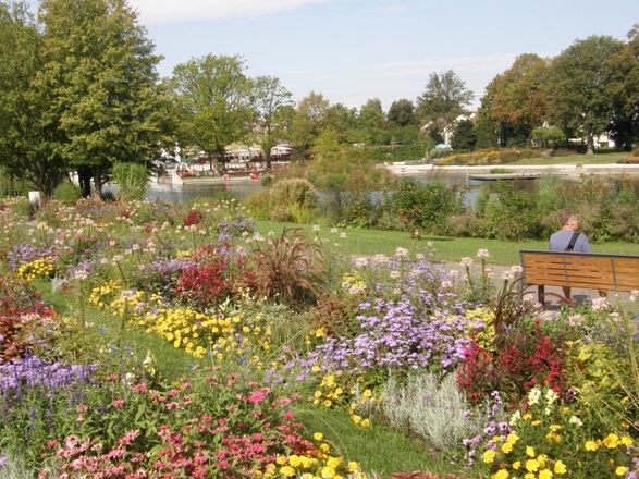 Kurpark Bad Rappenau mit Kurparksee
