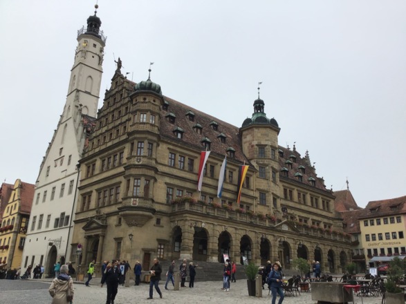 Schleifenroute - Rothenburg odT Rathaus