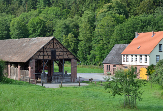 Motiv im Hafenlohrtal