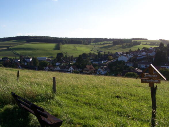 Blick auf Jossgrund-Lettgenbrunn