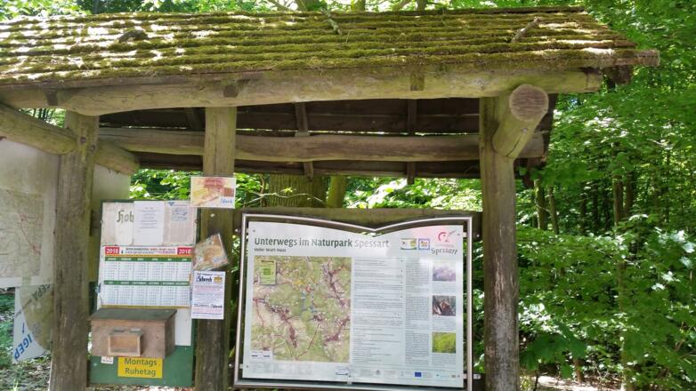 Infotafel an der Hohen Warte