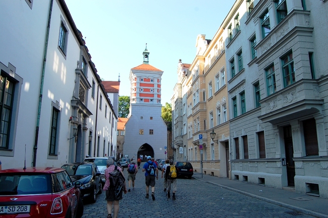 Ankunft in Augsburg