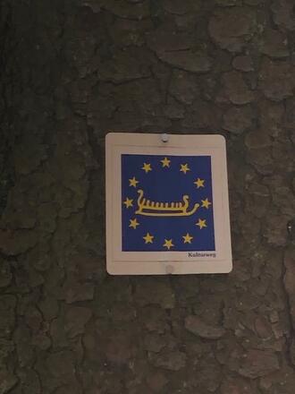 Schild Europäischer Kulturweg